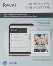 Cover of: Social Problems, 16/e - Revel Combo Access Card