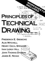 Cover of: Principles of technical drawing