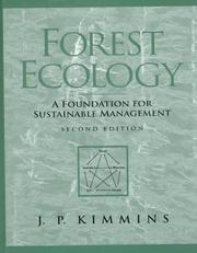 Cover of: Forest ecology by J. P. Kimmins