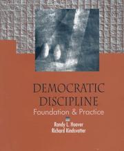 Cover of: Democratic Discipline by Randy L. Hoover, Richard Kindsvatter