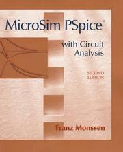 Cover of: MicroSim PSpice with circuit analysis by Franz Monssen