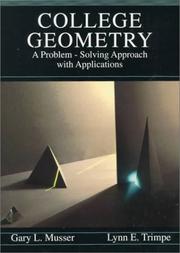 Cover of: College geometry: a problem-solving approach with applications