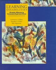 Cover of: Learning Disabilities by Lawrence J. O'Shea, Dorothy J. O'Shea, Bob Algozzine, Lawrence J. O'Shea, Dorothy J. O'Shea, Bob Algozzine