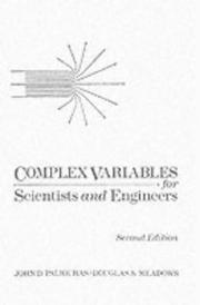 Cover of: Complex variables for scientists and engineers