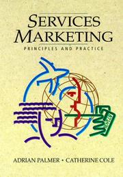 Cover of: Services marketing by Adrian Palmer