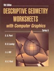 Cover of: Descriptive Geometry Worksheets With Computer Graphics: Series A