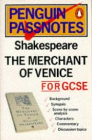 Cover of: Passnotes:The Merchant of Venice (Passnotes)