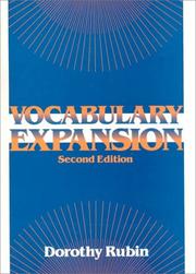 Cover of: Vocabulary expansion