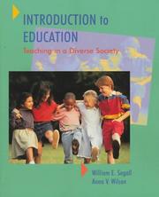 Cover of: Introduction to education: teaching in a diverse society