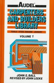 Cover of: Tools, steel square, joinery