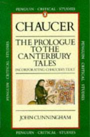 Cover of: Chaucer's "Prologue to the Canterbury Tales" (Critical Studies) by John E. Cunningham