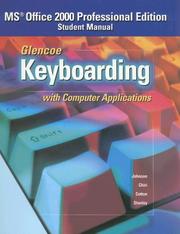 Cover of: Glencoe Keyboarding with Computer Applications, Office 2000 Student Manual by McGraw-Hill