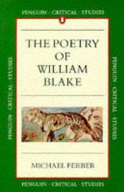 Cover of: poetry of William Blake | Michael Ferber