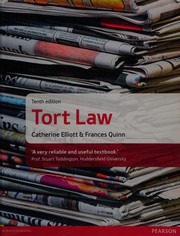Cover of: Tort Law