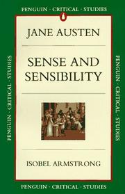 Cover of: Sense and Sensibility by Isobel Armstrong