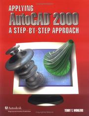 Cover of: Applying AutoCAD (R) 2000: A Step by Step Approach