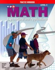Cover of: Sra Math Explorations and Applications - Practice Workbook-Student