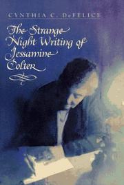 Cover of: The Strange Night Writing of Jessamine Colter