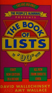Cover of: The People's almanac presents The book of lists by David Wallechinsky