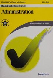 Cover of: Standard Grade General Credit: Administration