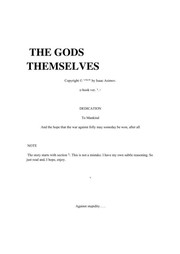 Cover of: The Gods Themselves