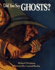 Cover of: Did you say ghosts?