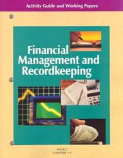 Cover of: Financial Management and Recordkeeping: Activity Guide and Working Papers I