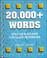 Cover of: 20,000+ words