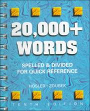 Cover of: 20,000+ Words by Mary Margaret Hosler, Charles E. Zoubek, Charles E. Zoubek, Mary Margaret Hosler