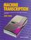 Cover of: Machine transcription