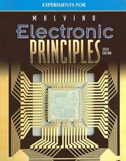 Cover of: Electronic Principles, Experiments Manual