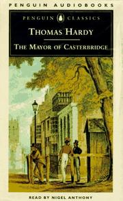 Cover of: The Mayor of Casterbridge by Thomas Hardy, Nigel Anthony, Christopher Venning