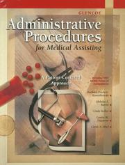 Cover of: Administrative procedures for medical assisting: a patient-centered approach