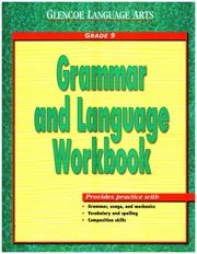 Cover of: Glencoe Language Arts Grammar and Language Workbook Grade 9 by McGraw-Hill