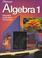 Cover of: Algebra 1