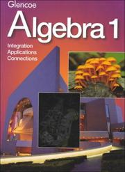 Cover of: Algebra 1 by Alan G. Foster