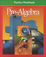 Cover of: Pre-Algebra