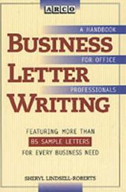 Cover of: Business letter writing