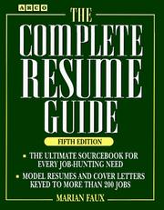 Cover of: The complete resume guide