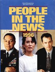 Cover of: People in the News 1996 (People in the News) by David Brownstone, Irene Franck