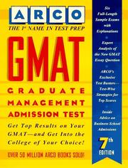Cover of: Gmat by Thomas H. Martinson