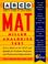 Cover of: MAT, Miller Analogies Test