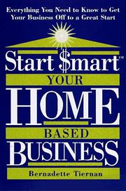 Cover of: Start smart!: your home-based business