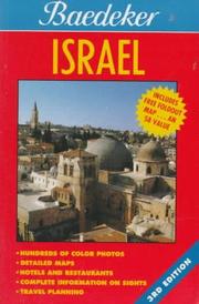 Cover of: Baedeker Israel (Baedeker's Israel)