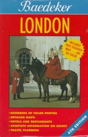 Cover of: Baedeker London (Baedeker's City Guides)