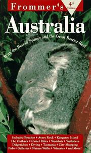 Cover of: Frommer's Australia (4th ed)