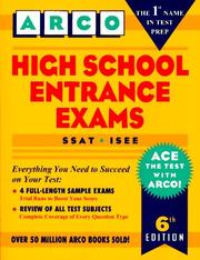 Cover of High School Entrance Exams (Arco Test Preparation)