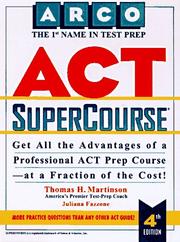 Cover of: ACT SuperCourse by Thomas H. Martinson