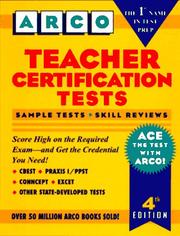 Cover of: Teacher certification tests | Elna M. Dimock