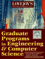 Cover of: Graduate programs in engineering & computer science by Wintergreen, Orchard House Inc.